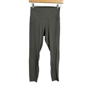 Lululemon women's high rise Align green leggings 25'' size 6